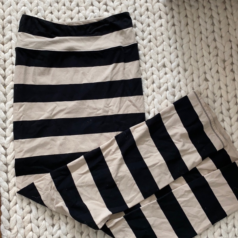 Free People Rugby Stripe Maxi Skirt size XS